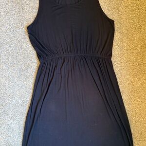 Black knit sleeveless dress size XL